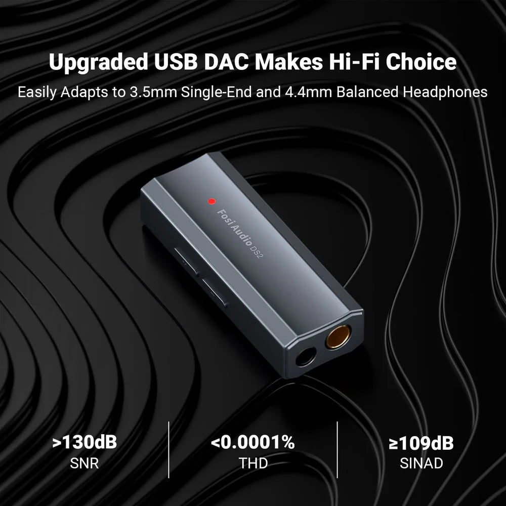 Fosi Audio DS2 Portable Hi-Res DAC & Amp