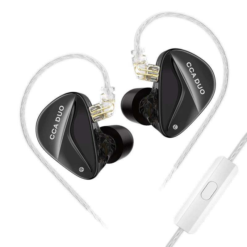 CCA Duo Dual Dynamic Driver IEM With Mic