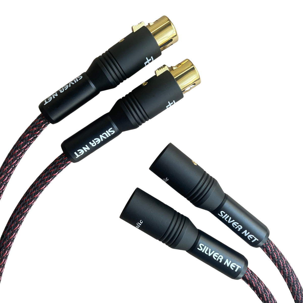 EarAudio Premium 3 Pin XLR Male To 3 Pin XLR Female Interconnects Cable