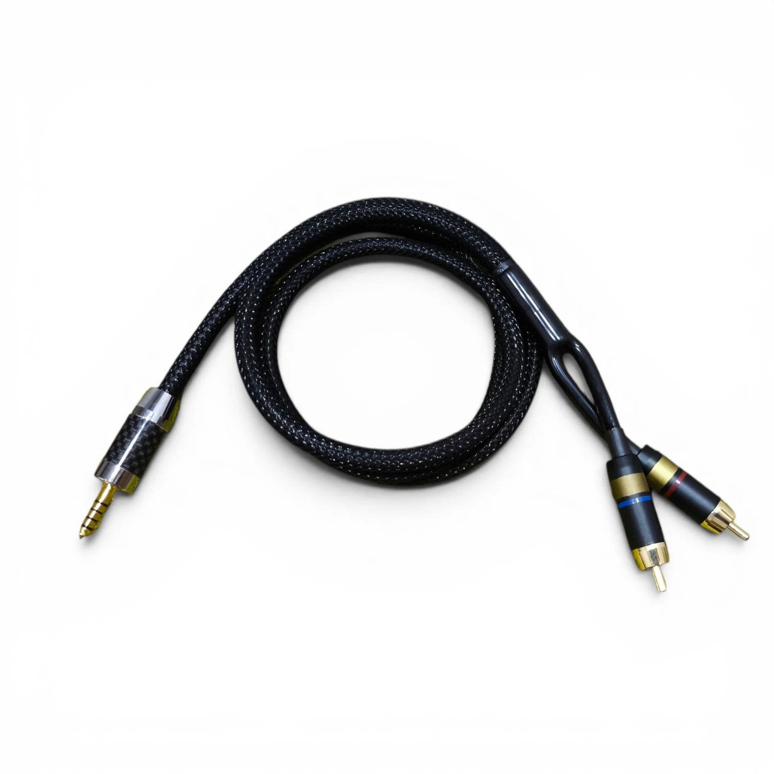 EarAudio Premium Dual RCA To 4.4mm Male Interconnects Cable
