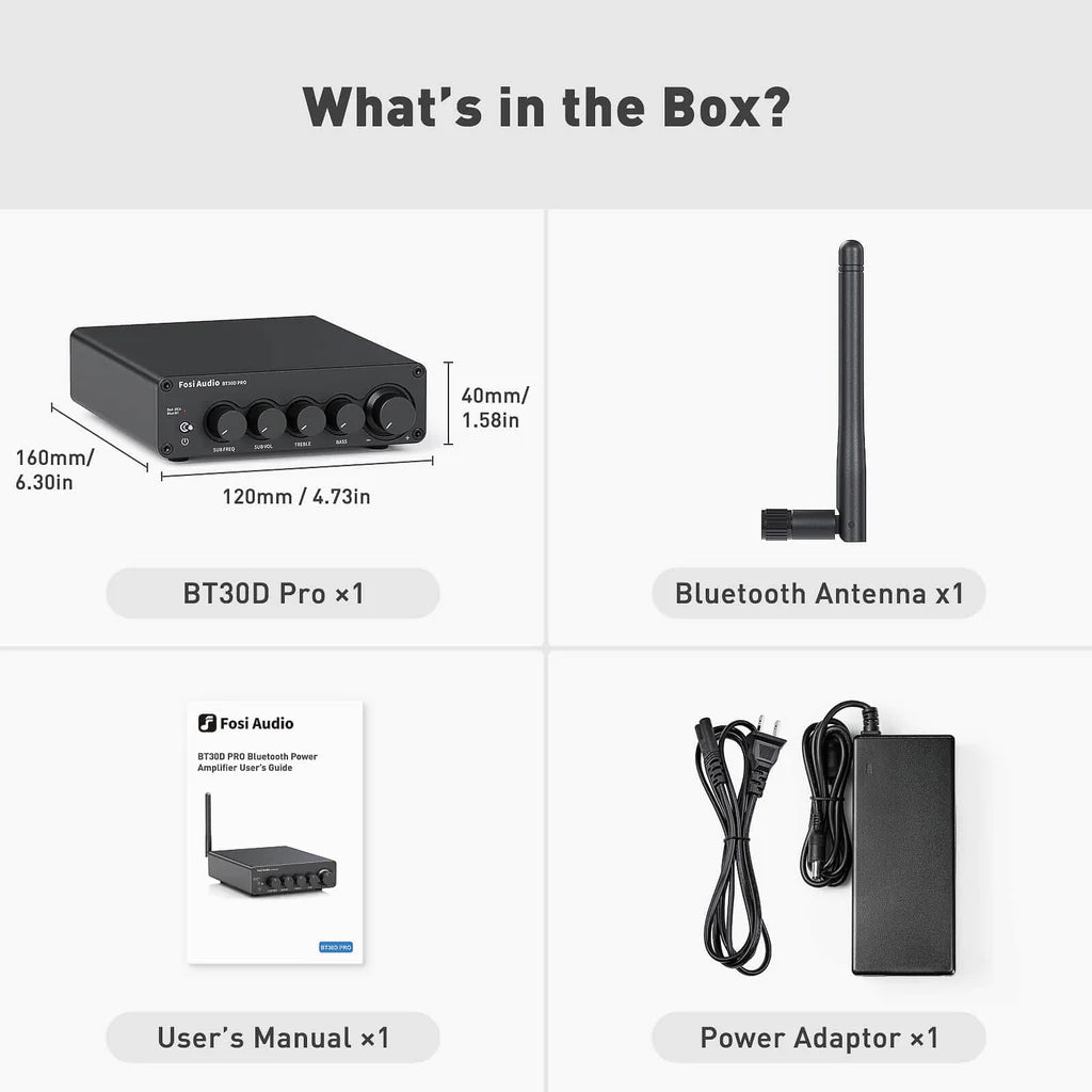 Fosi Audio Bluetooth Amplifier
