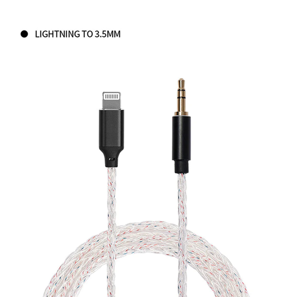 JCALLY AUX08L Lightning to 3.5mm Aux Cable