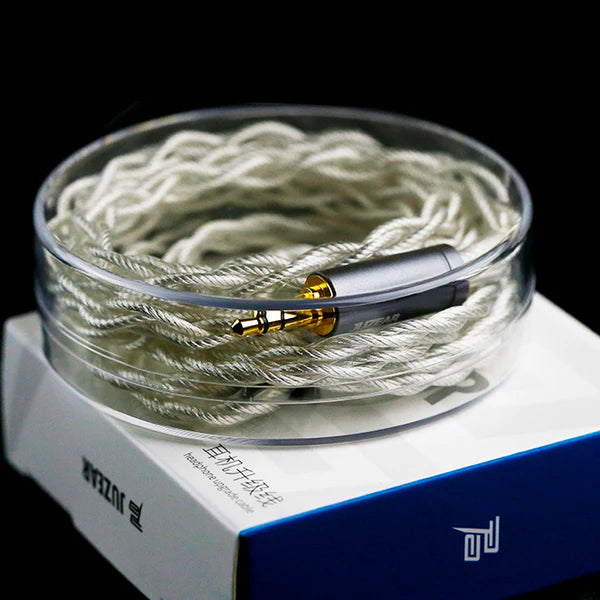 JUZEAR Limpid OFC Silver Plated Upgrade Cable for IEM
