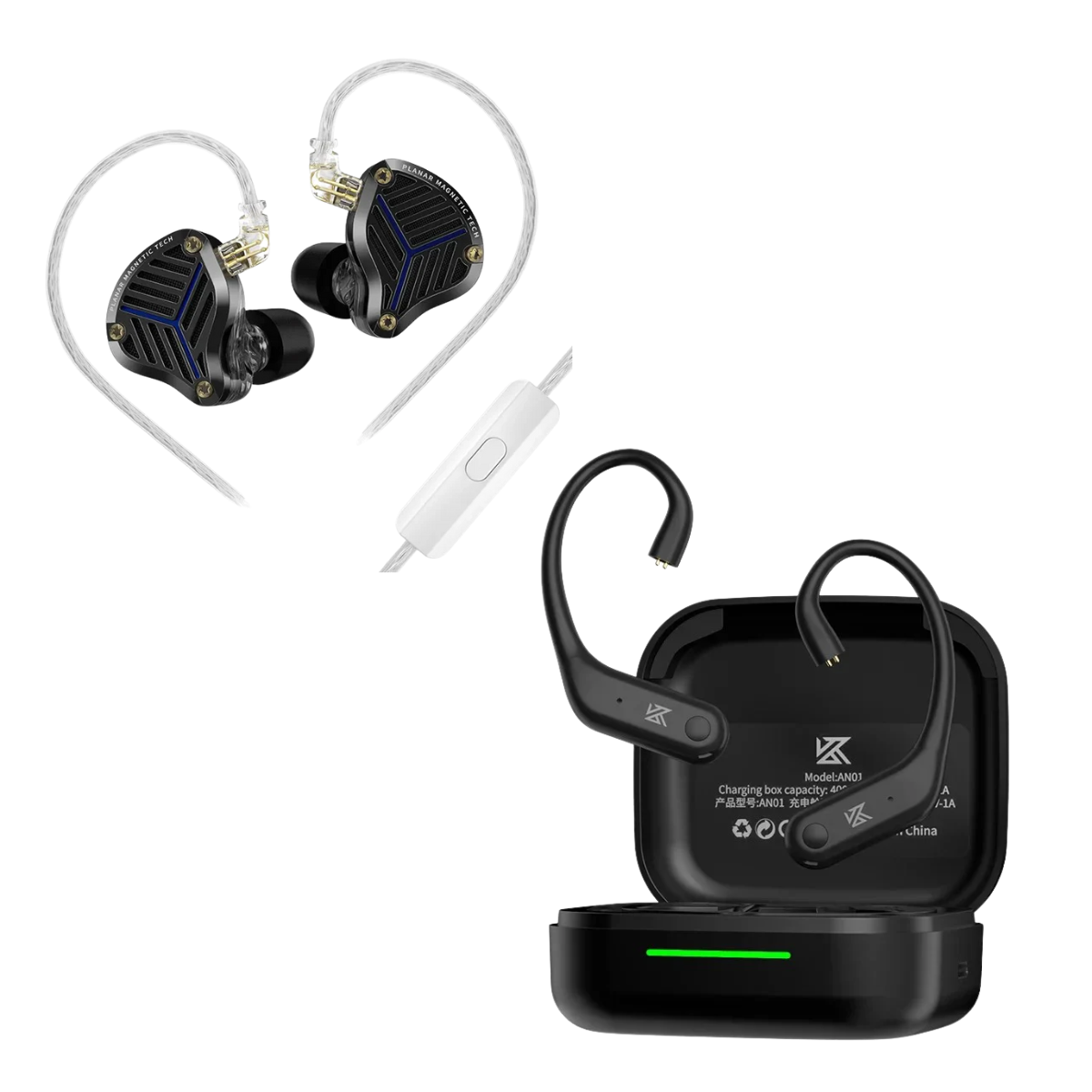 KZ PRX IEM & KZ AN01 ANC Enabled True Wireless Adapter