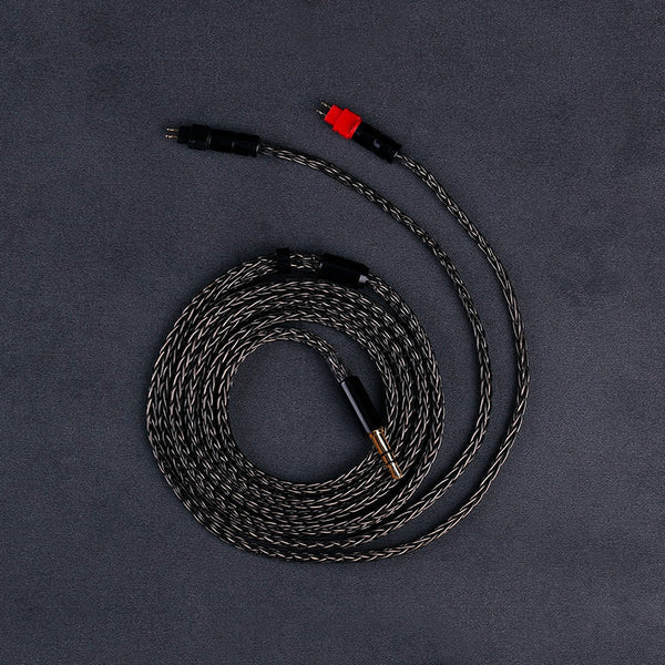OPENHEART Titanium 16 Strand Cable for Sennheiser 2-Pin Headphones