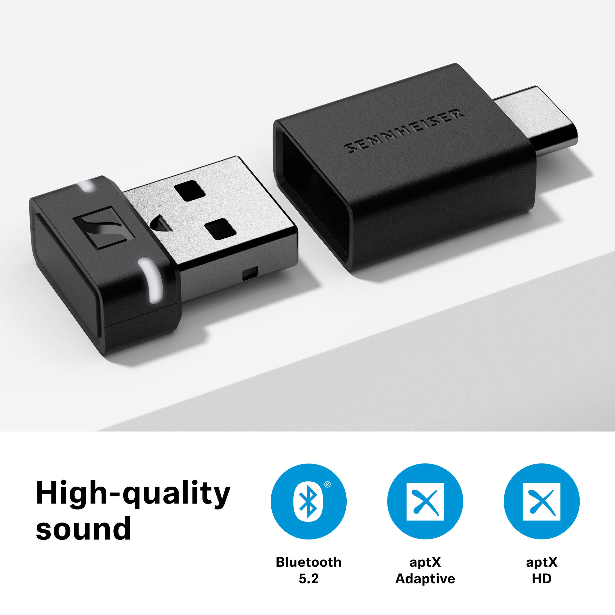 Sennheiser BTD 600 Bluetooth USB-A/USB-C Adapter