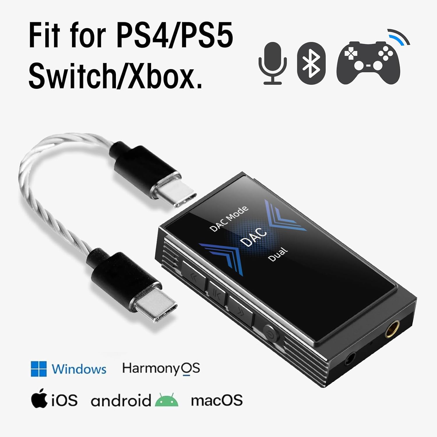 Shanling UP6 Bluetooth Wireless Hi-Res Portable DAC & Amp