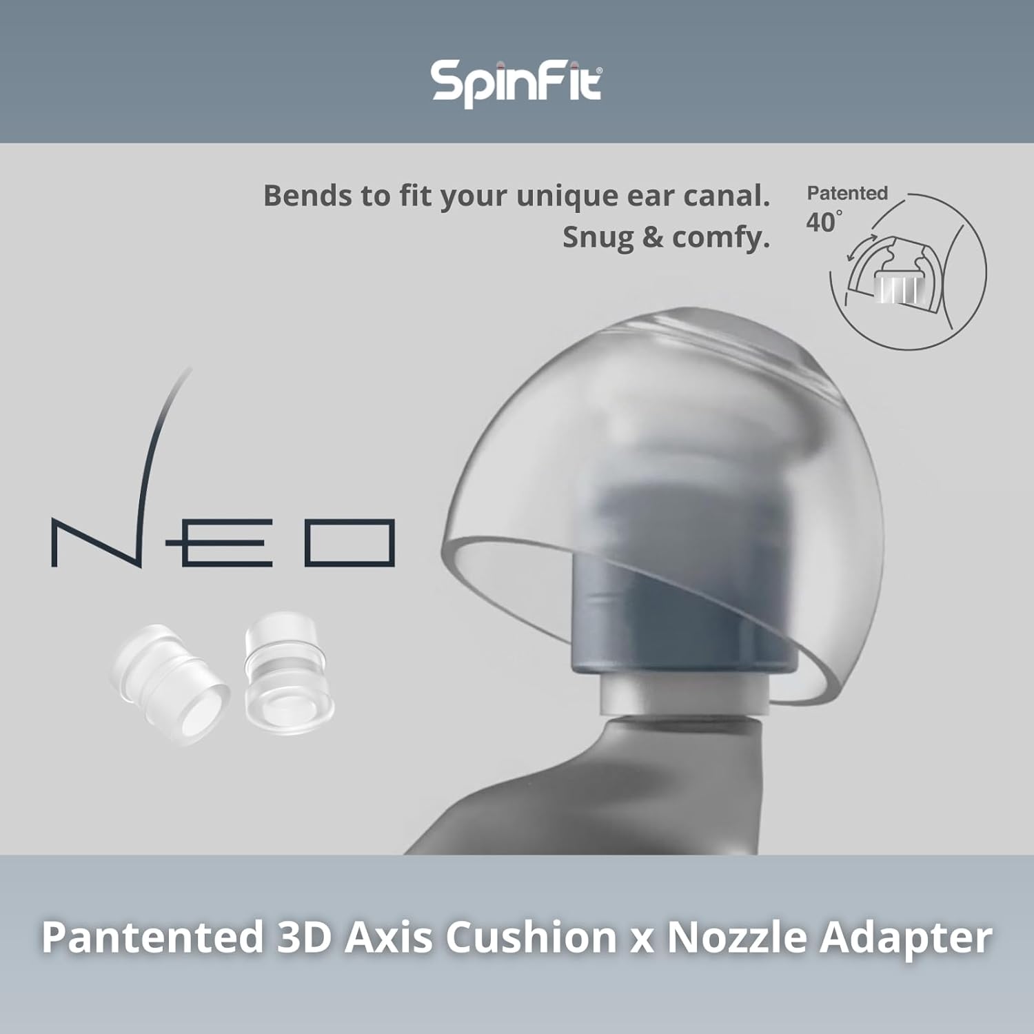 SpinFit Neo Silicone Eartips