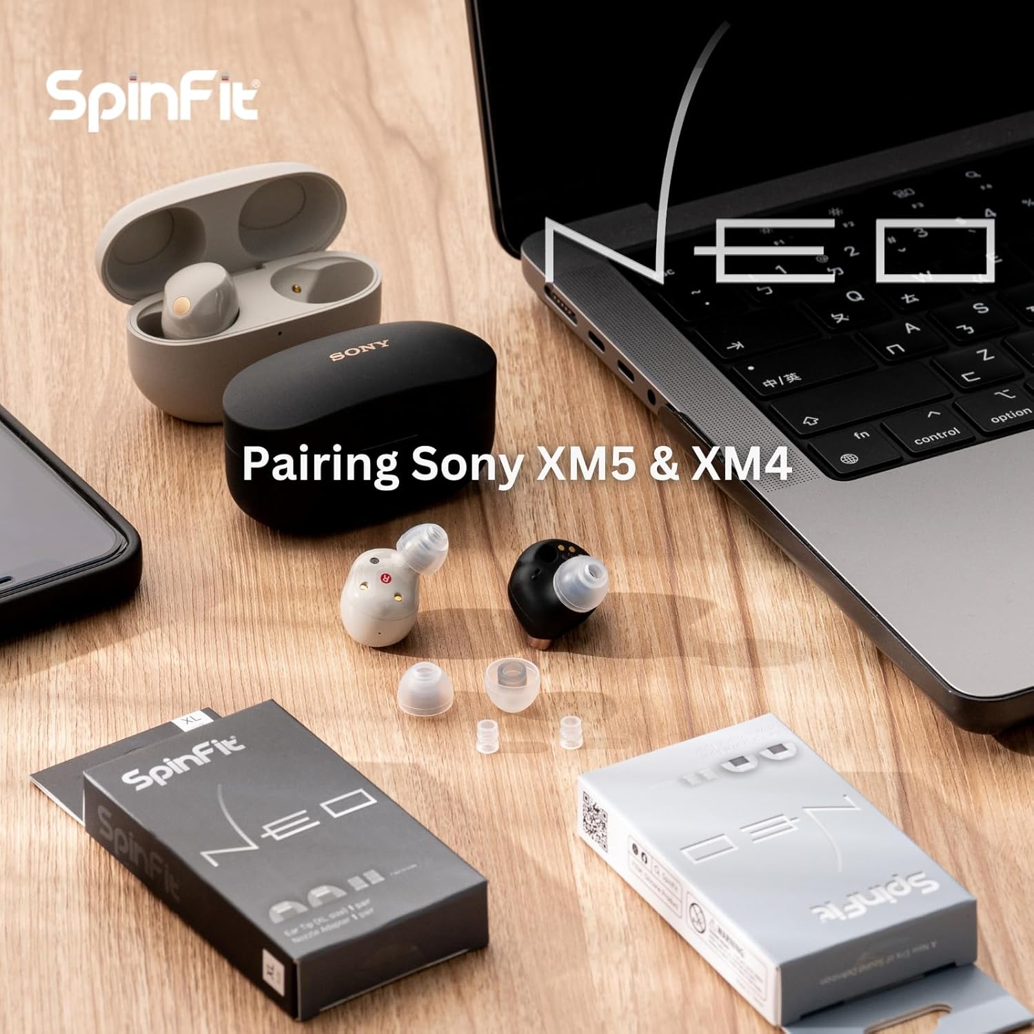 SpinFit Neo Silicone Eartips