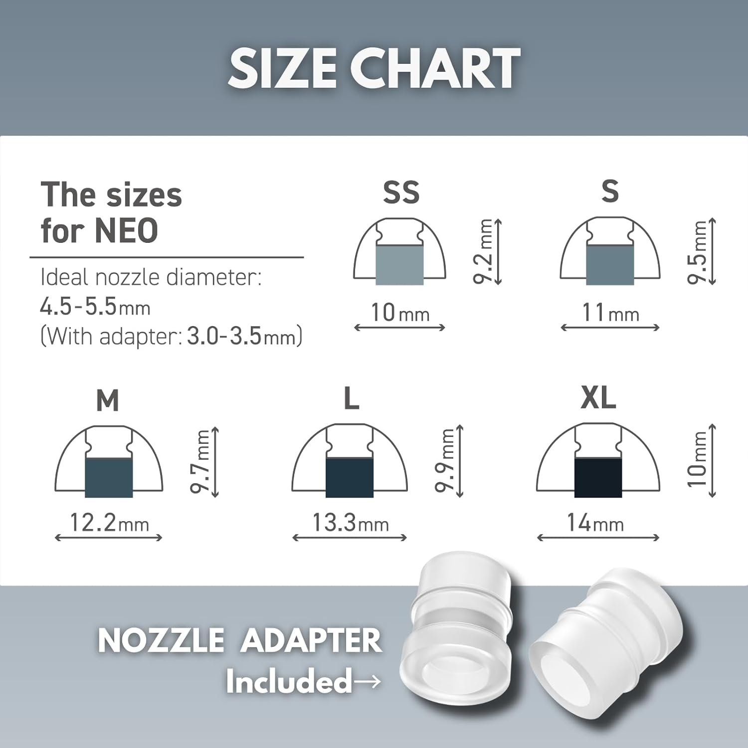 SpinFit Neo Silicone Eartips