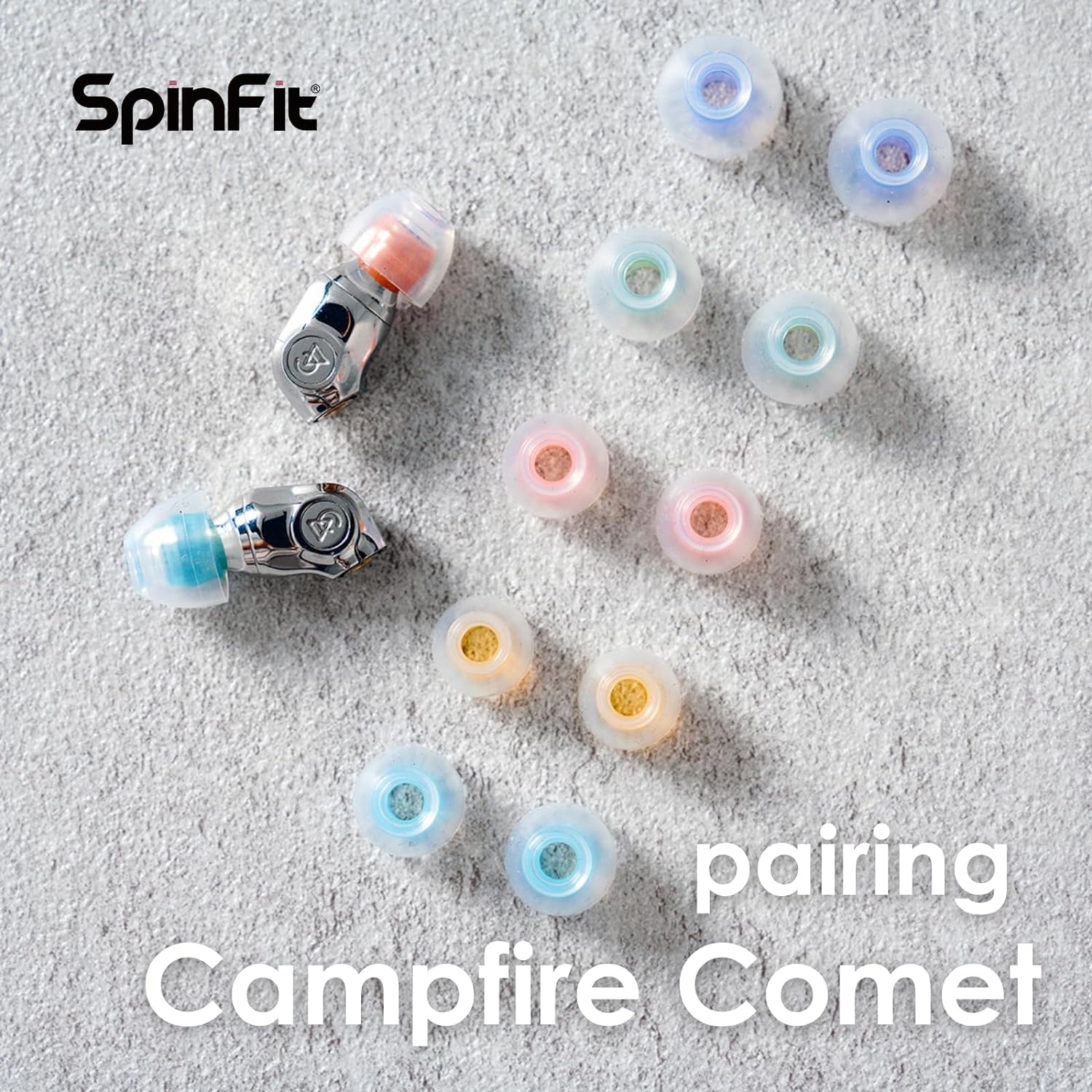 SpinFit W1 Silicone Eartips For IEM