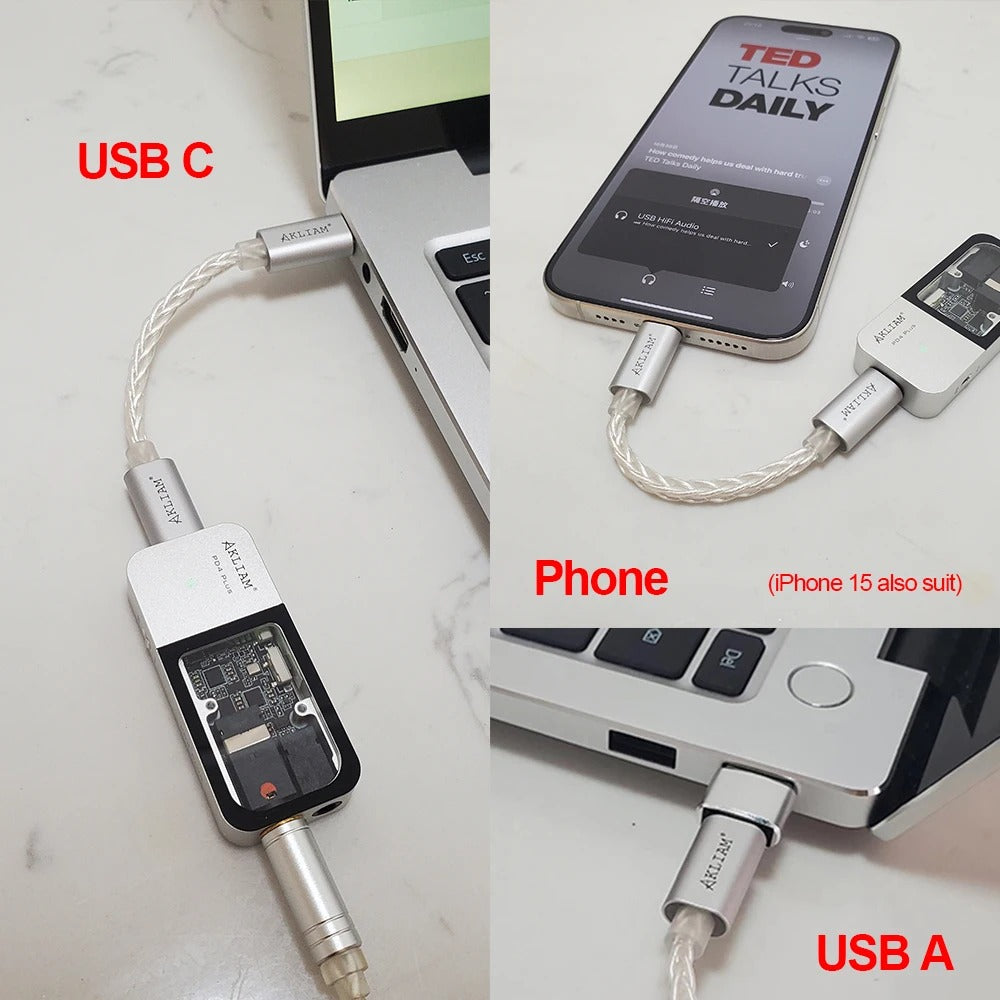 AkLIAM PD4 Plus Dual CS43131 Balanced Portable USB DAC & AMP - The Audio Store