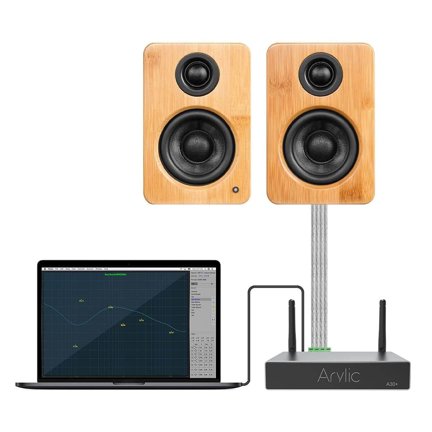 Arylic A30+ 30W x 2 WiFi Mini Stereo Amplifier for Speakers with Spotify, AirPlay, Multiroom - The Audio Store