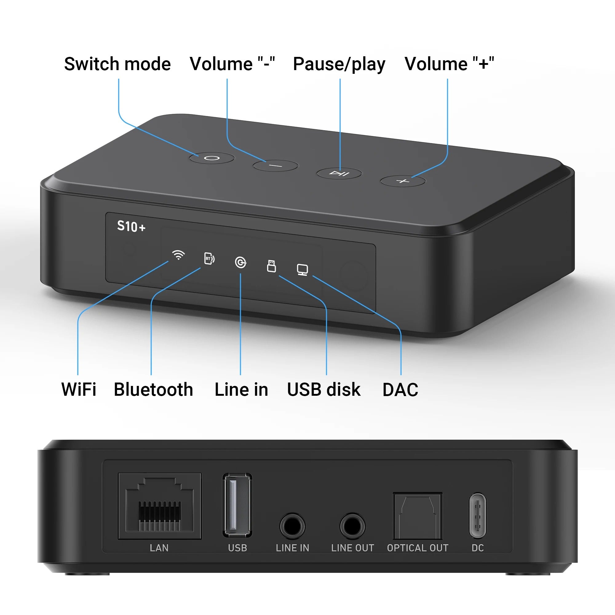 Arylic S10+ WiFi Music Streamer - The Audio Store