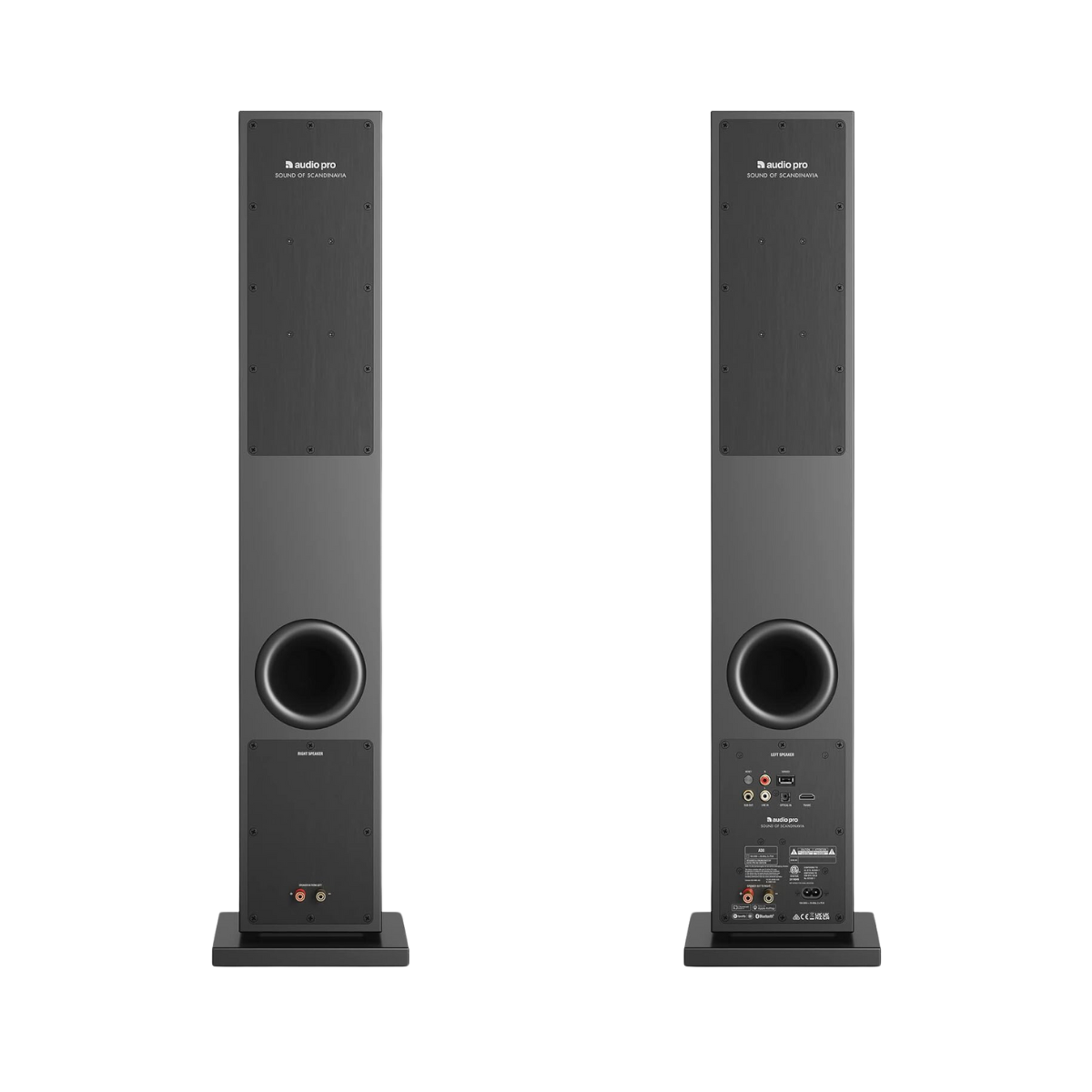 Audio Pro A38 Wireless & WiFi Floor Standing Speakers - The Audio Store