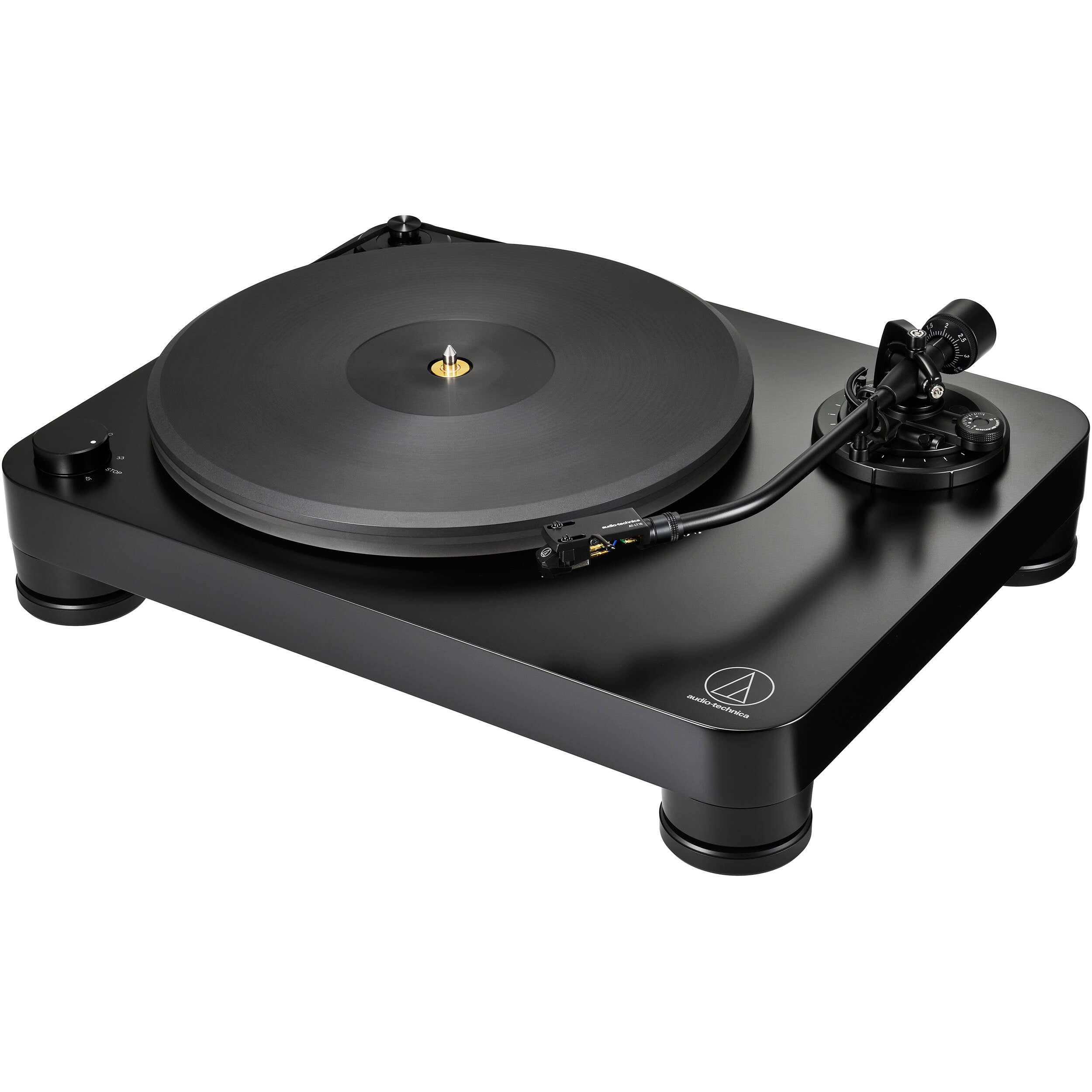 Audio-Technica AT-LP7X Fully Manual Belt Drive Turntable (33-1/3 RPM, 45 RPM)