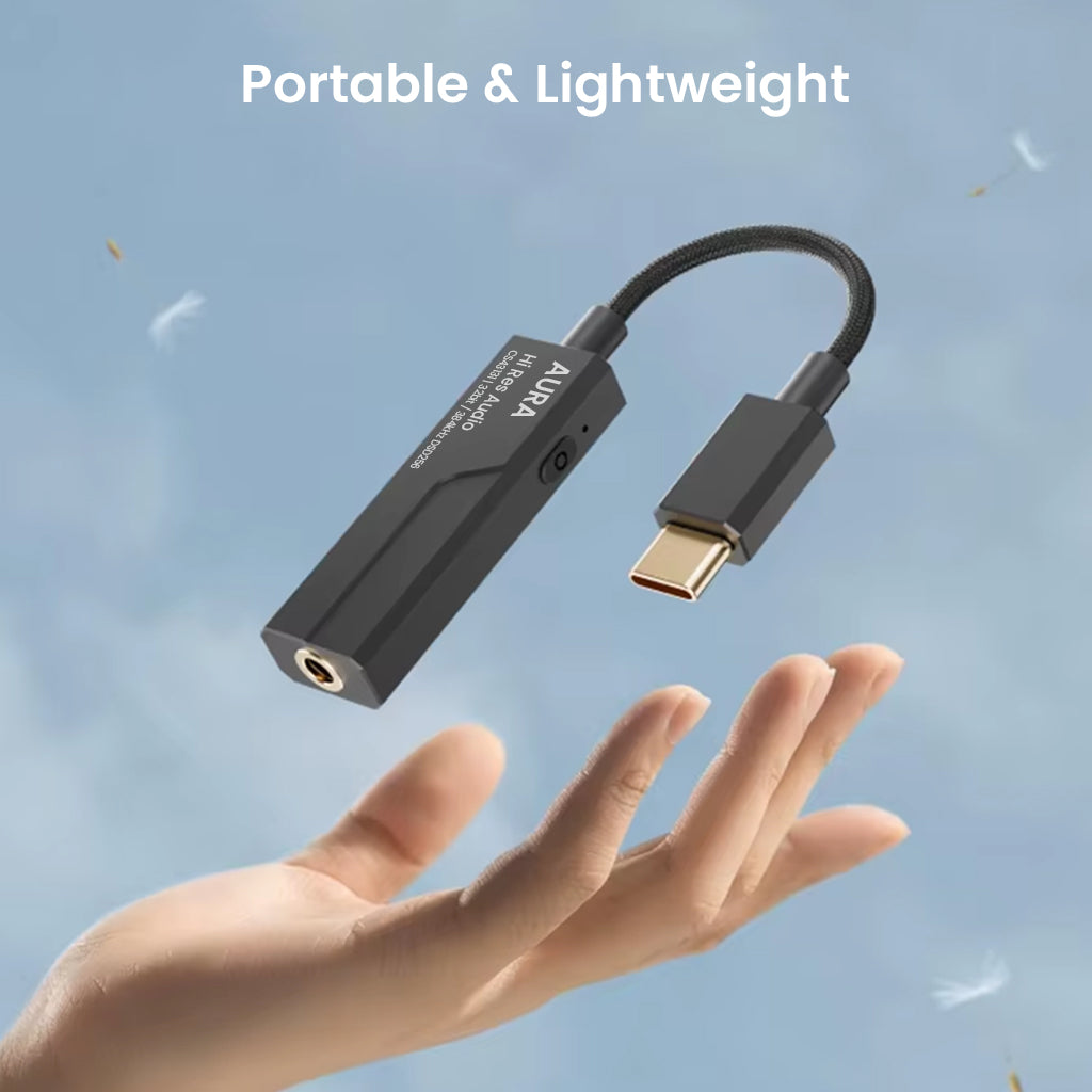 AUDIOCULAR AURA Hi-Res Portable DAC Dongle CS43131 + SGM8262 Amp