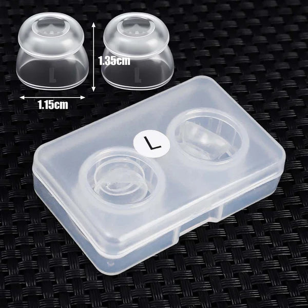 AUDIOCULAR DuoFit Double Flange Silicone Eartips for Airpods 3 & 4