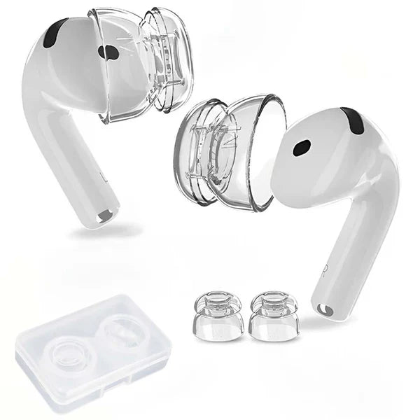 AUDIOCULAR DuoFit Double Flange Silicone Eartips for Airpods 3 & 4