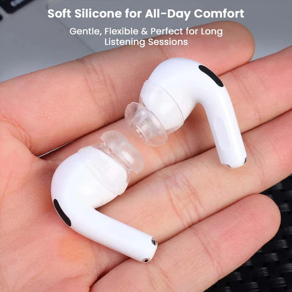 AUDIOCULAR DuoFit Double Flange Silicone Eartips for Airpods 3 & 4