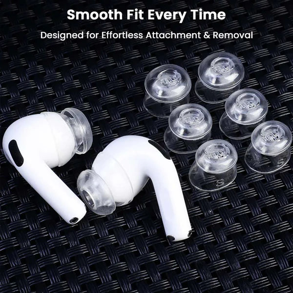 AUDIOCULAR DuoFit Double Flange Silicone Eartips for Airpods 3 & 4