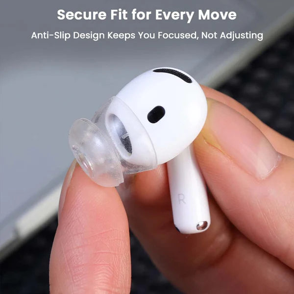 AUDIOCULAR DuoFit Double Flange Silicone Eartips for Airpods 3 & 4