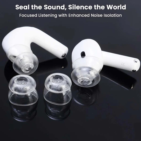 AUDIOCULAR DuoFit Double Flange Silicone Eartips for Airpods 3 & 4