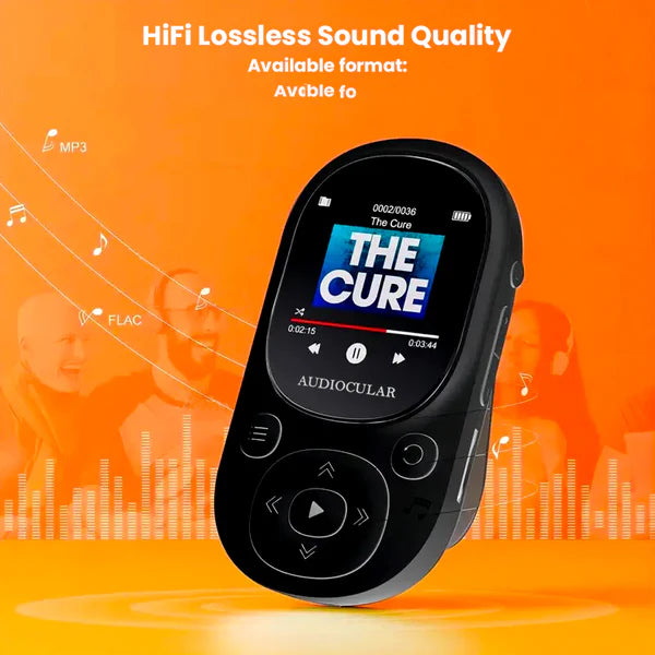 AUDIOCULAR M11 Bluetooth Portable MP3 Music Player with Clip - The Audio Store