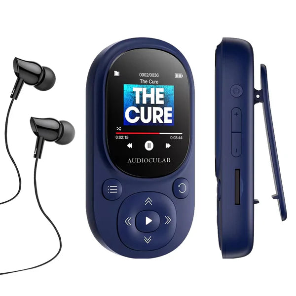 AUDIOCULAR M11 Bluetooth Portable MP3 Music Player with Clip - The Audio Store
