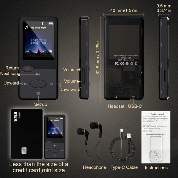 AUDIOCULAR M12 Portable Mp3 Music Player