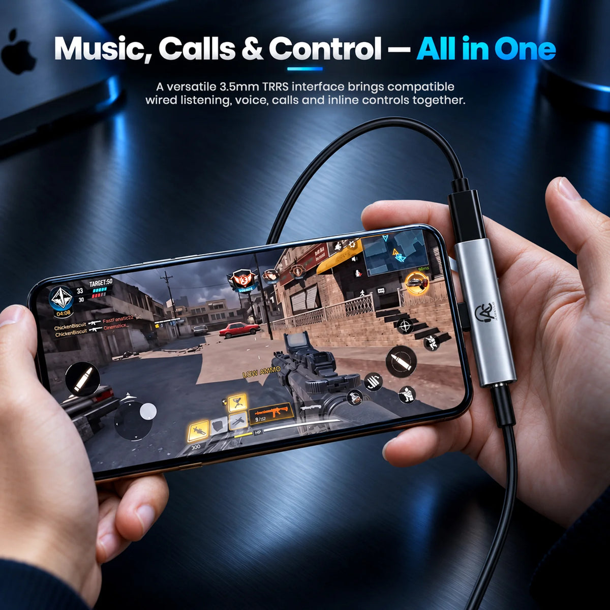 AUDIOCULAR Note Plus KT0231H USB-C DAC & PD Charging Adapter