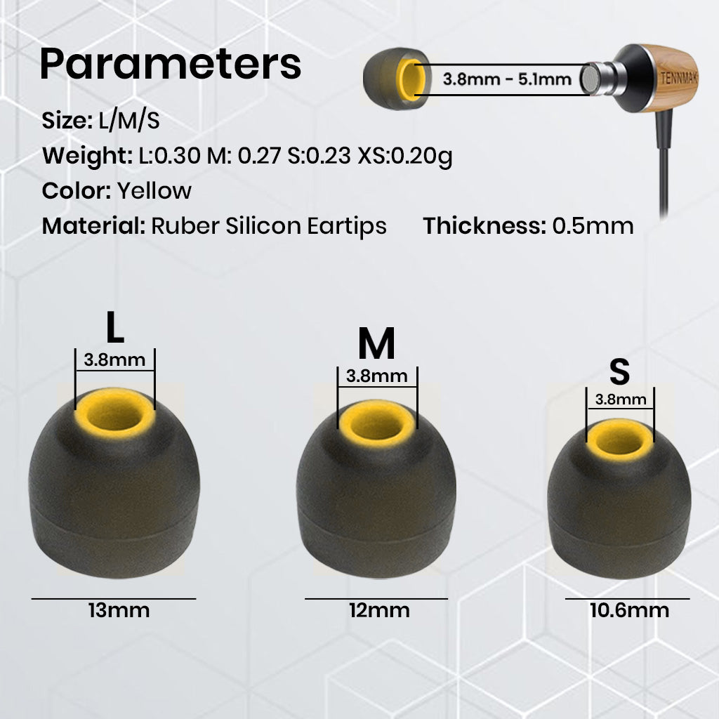 AUDIOCULAR SoftGrip Eartips for IEMs - The Audio Store
