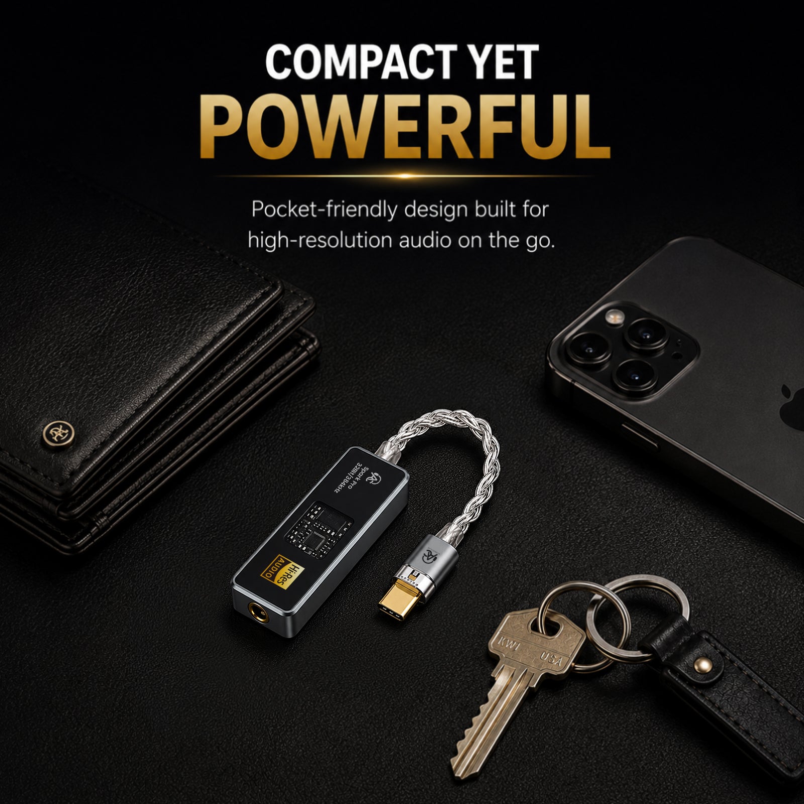 AUDIOCULAR SPARK Pro Hi-Res Portable DAC Dongle CX31993