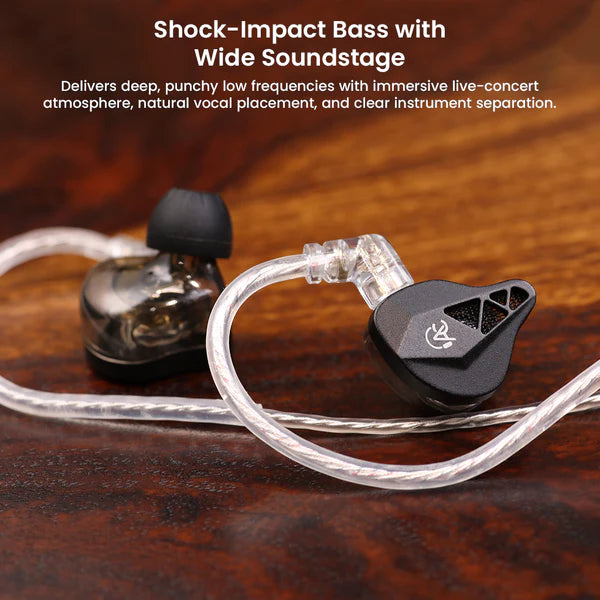 AUDIOCULAR x KZ Beast 10mm Dual Driver IEM With Mic