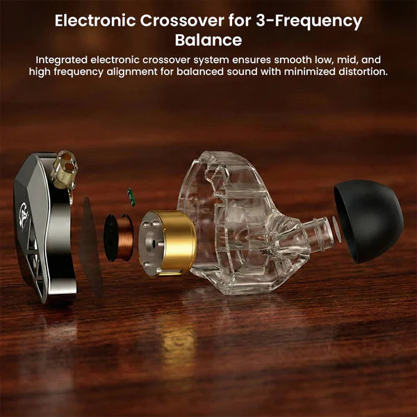 AUDIOCULAR x KZ Beast 10mm Dual Driver IEM With Mic