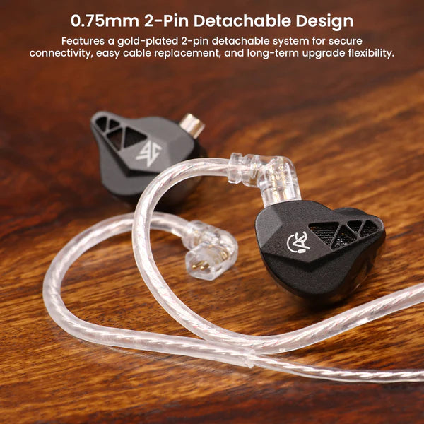 AUDIOCULAR x KZ Beast 10mm Dual Driver IEM With Mic