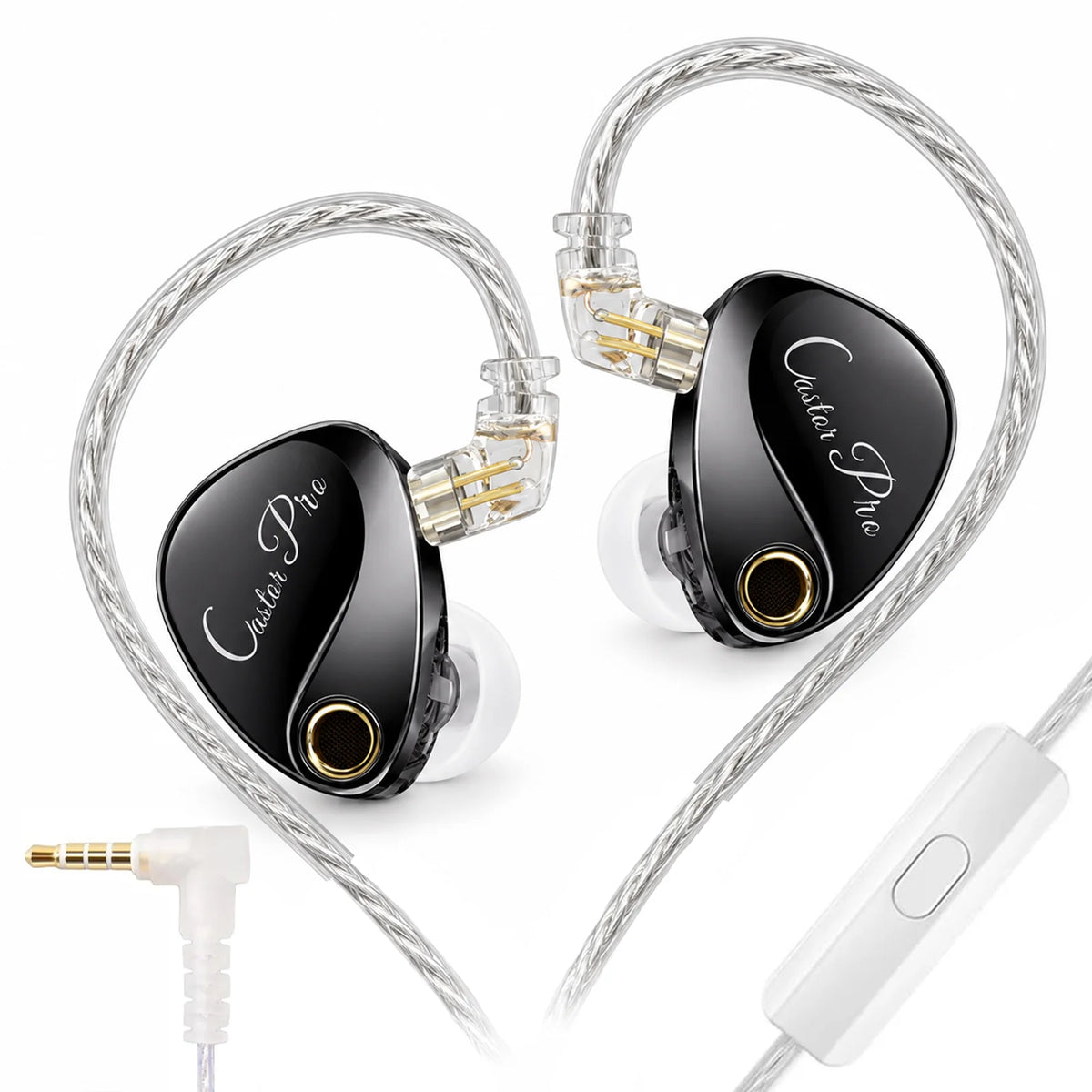 AUDIOCULAR x KZ Castor Pro Dual Driver IEM With Mic