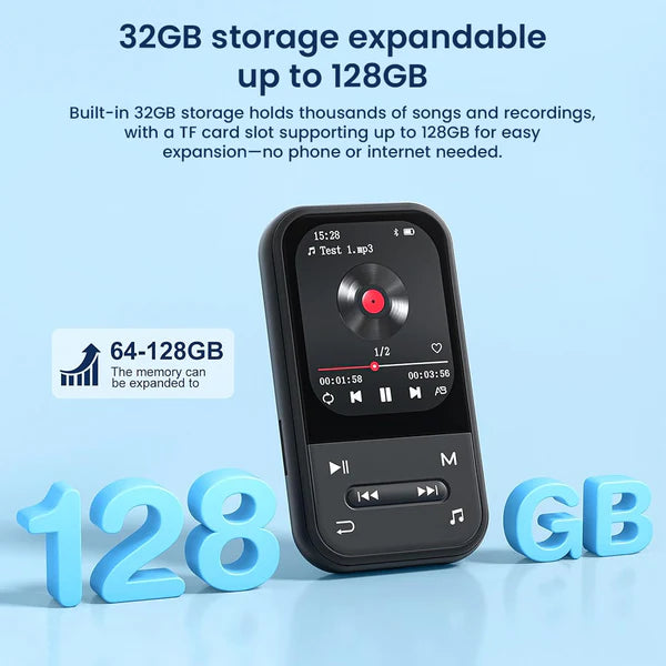 AUDIOCULAR X20 Clip Portable Mp3 Music Player