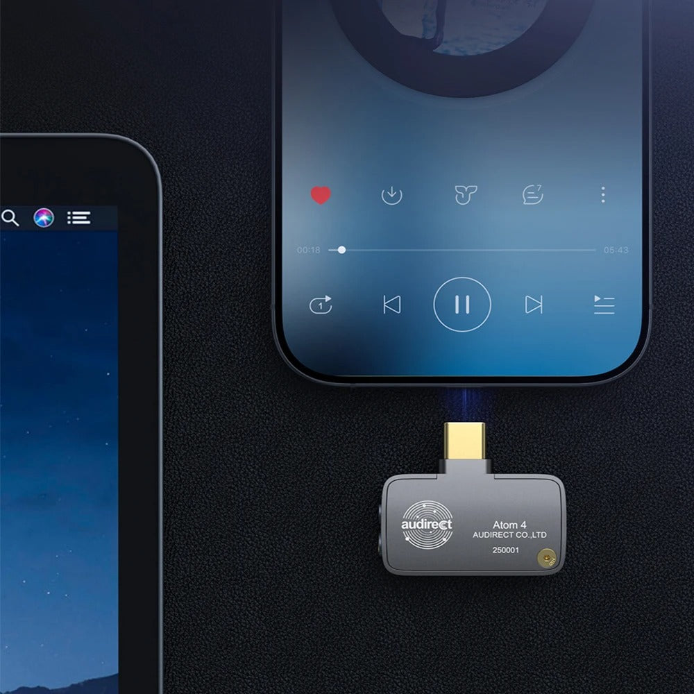 Audirect ATOM4 Portable DAC & AMP - The Audio Store