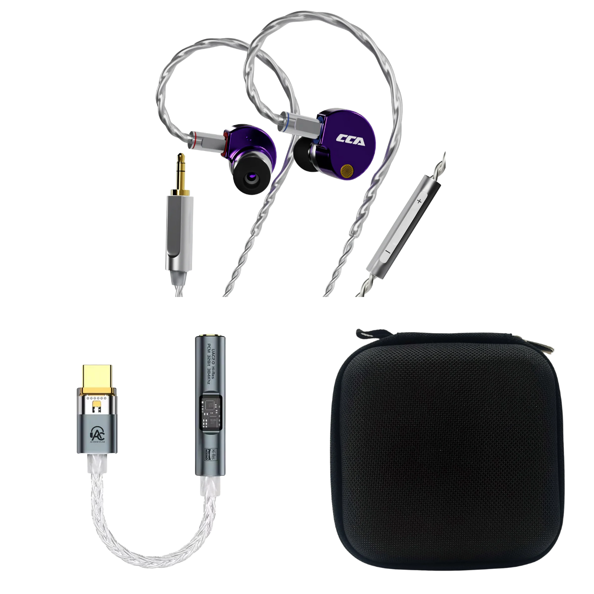 CCA Phoenix IEM, Audiocular Spark DAC & EarAudio Carry Case