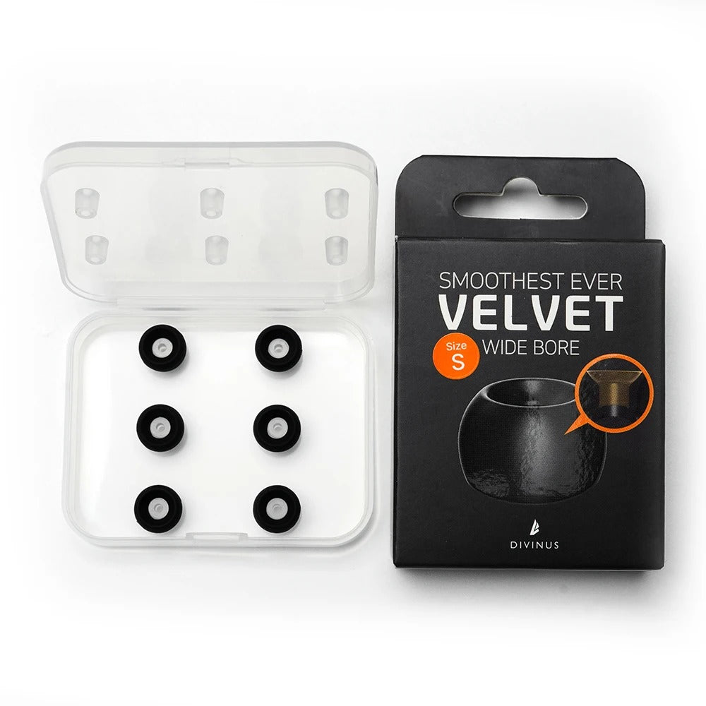 DIVINUS Velvet Wide Bore Silicone Eartips - The Audio Store