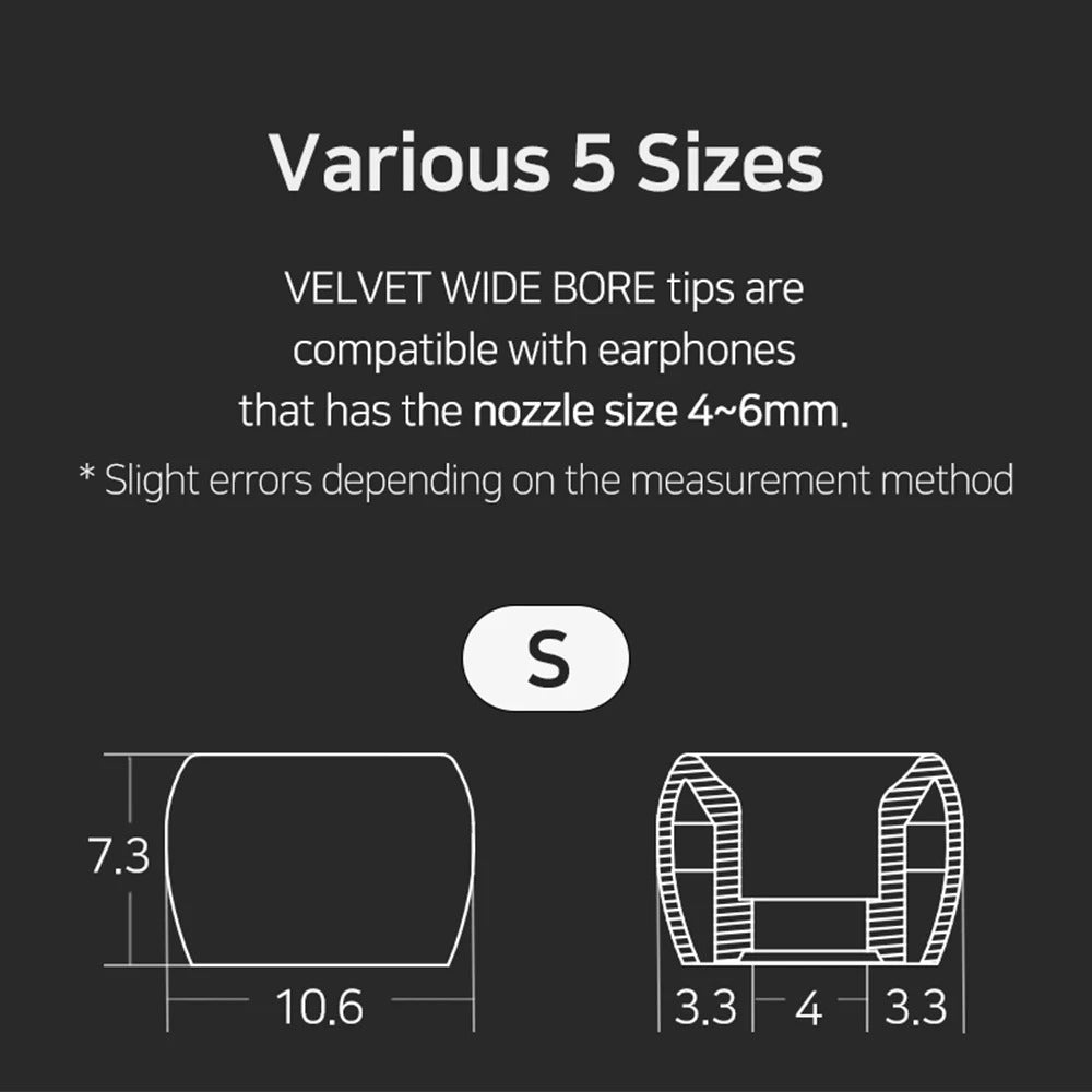 DIVINUS Velvet Wide Bore Silicone Eartips - The Audio Store
