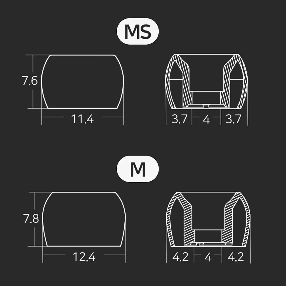 DIVINUS Velvet Wide Bore Silicone Eartips - The Audio Store