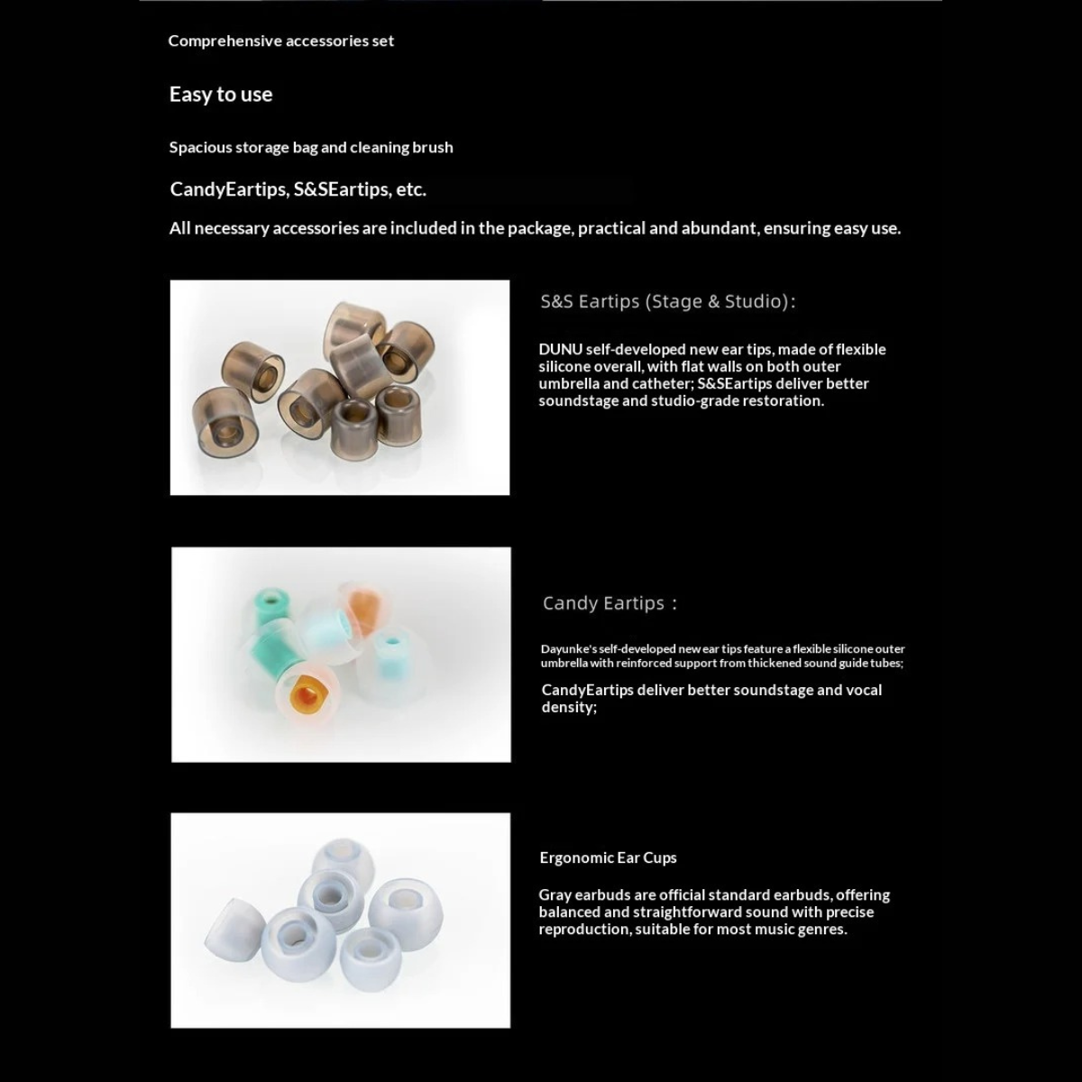 DUNU DN142 1DD+4BA+2 Micro Planar Drivers IEMs