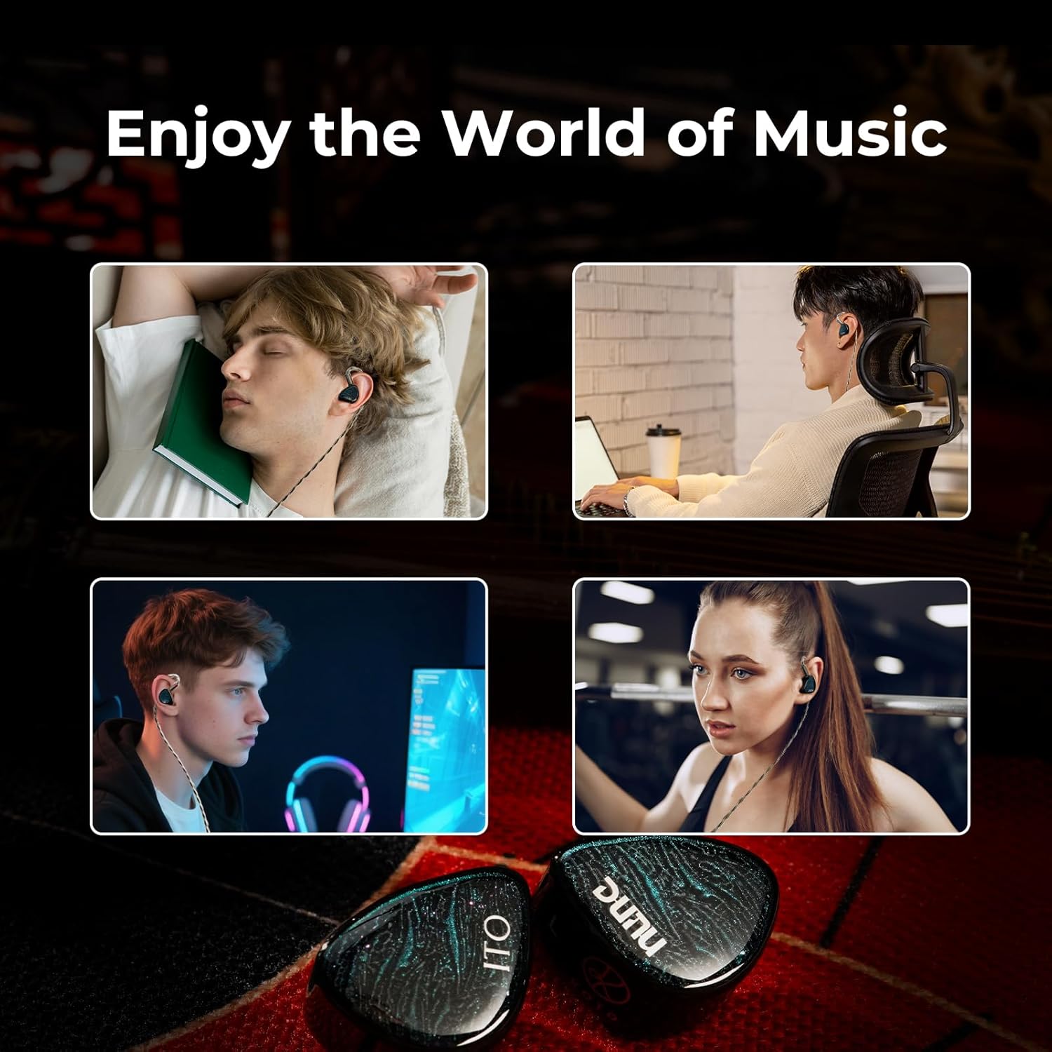 DUNU×KOTO ITO DUNU x KOTO ITO IEM – Quad-Driver Hybrid Earphones | The Audio Store