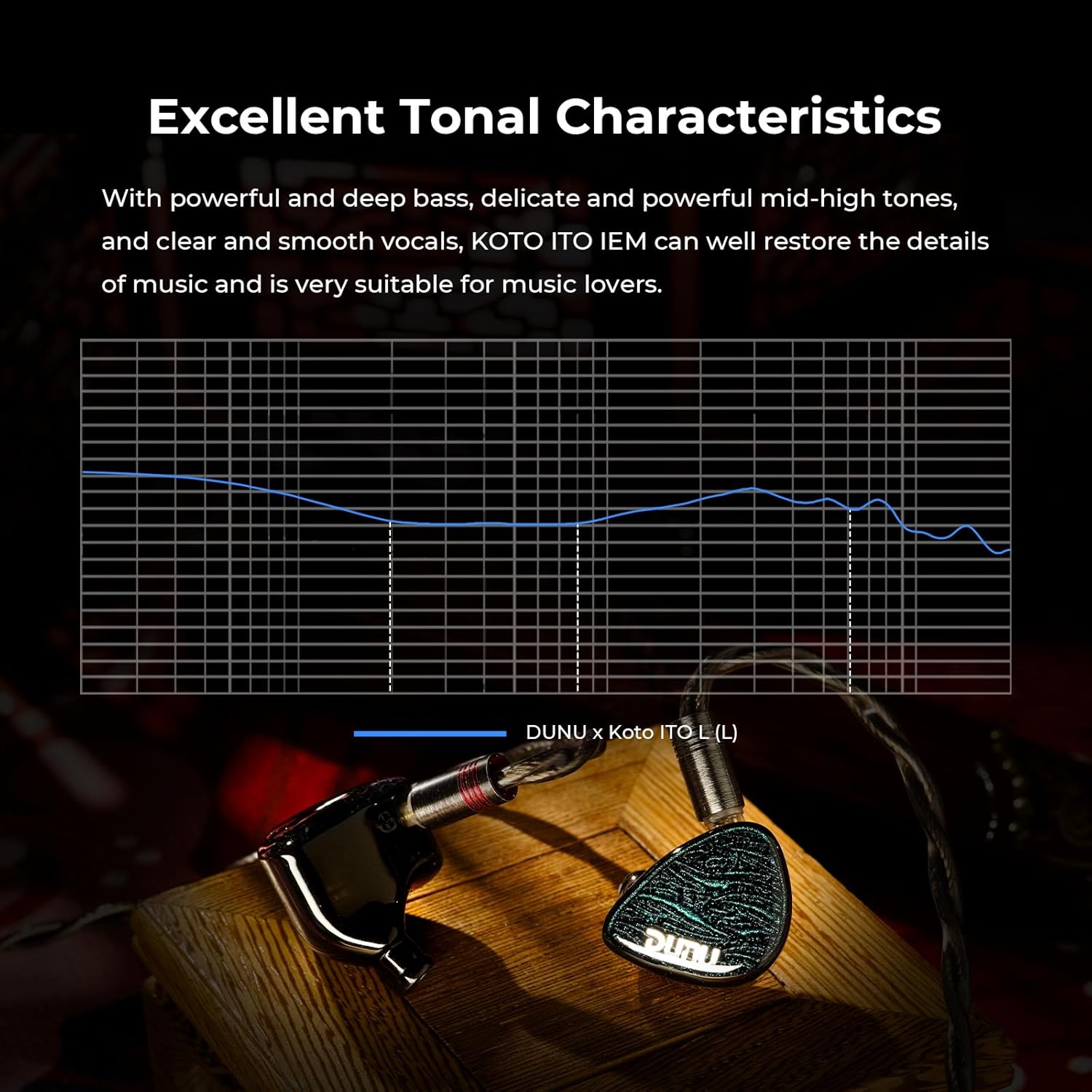 DUNU x KOTO ITO IEM – Quad-Driver Hybrid Earphones | The