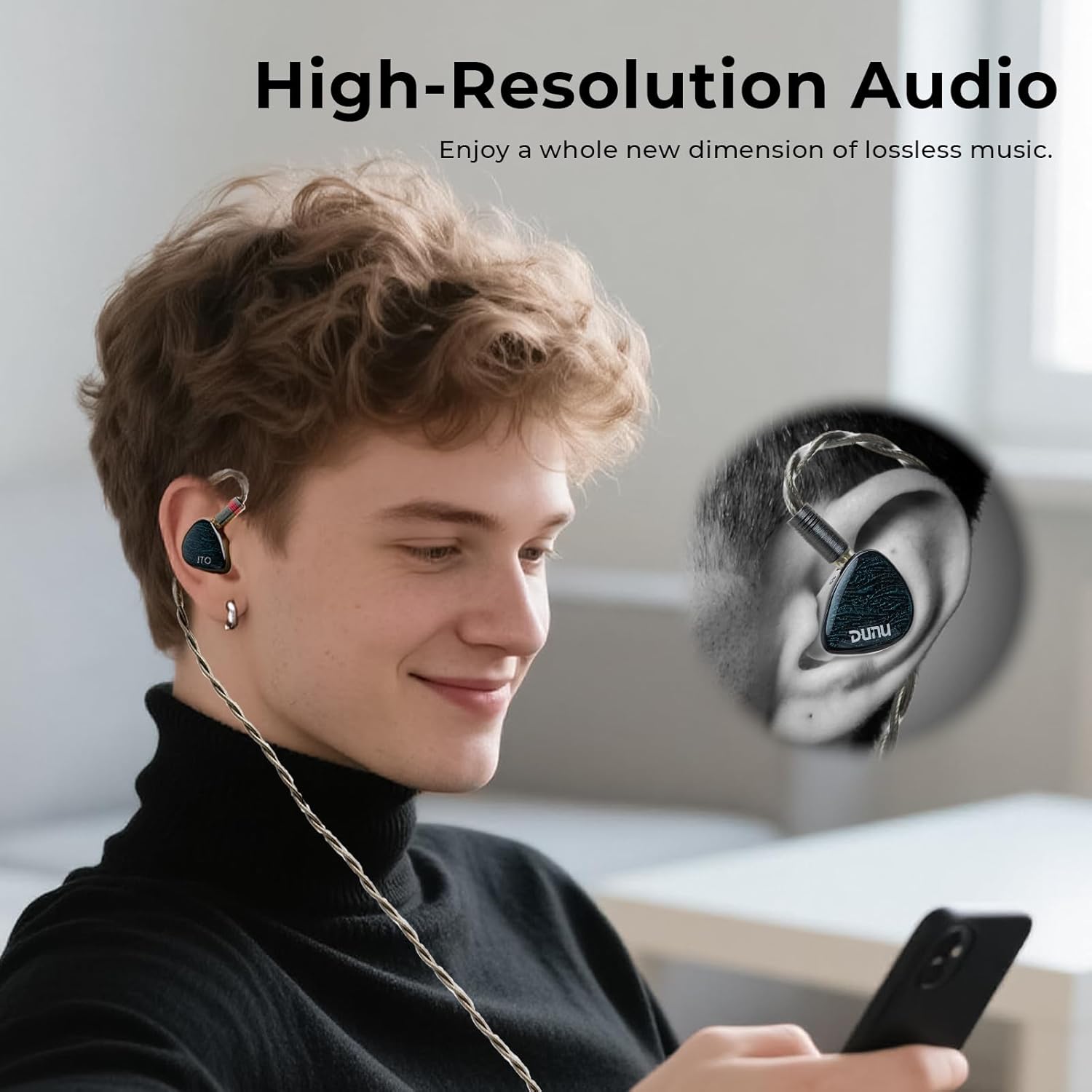 DUNU×KOTO ITO DUNU x KOTO ITO IEM – Quad-Driver Hybrid Earphones | The Audio Store