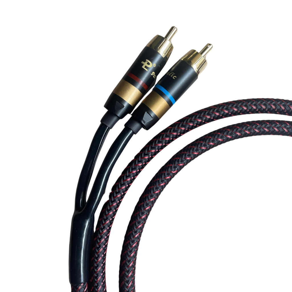 Dual Rca EarAudio Premium Dual RCA To 4.4mm Male Interconnects Cable