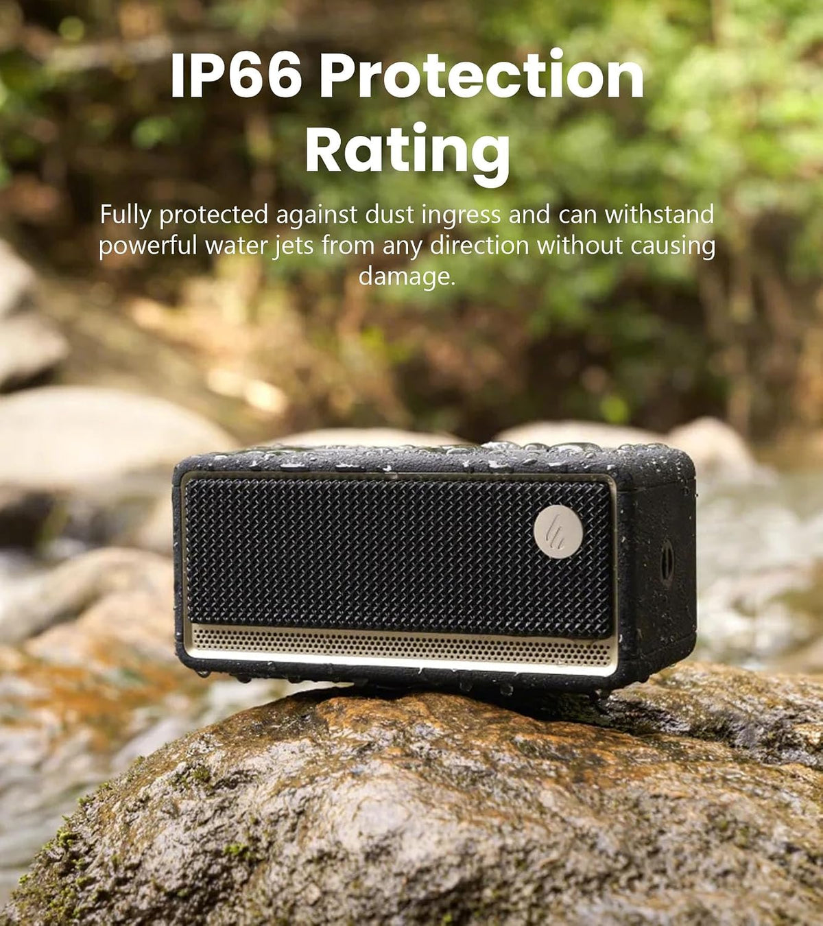 Edifier ES60 Portable Bluetooth Speaker with IP66 Waterproof & Ambient Lights