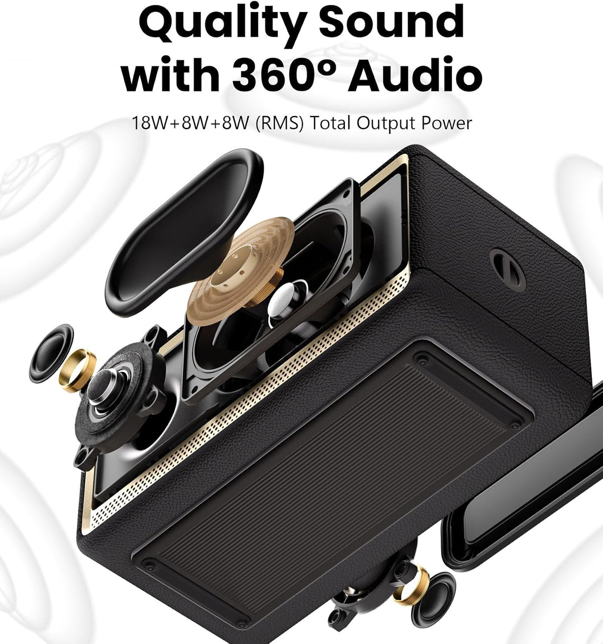 Edifier ES60 Portable Bluetooth Speaker with IP66 Waterproof & Ambient Lights